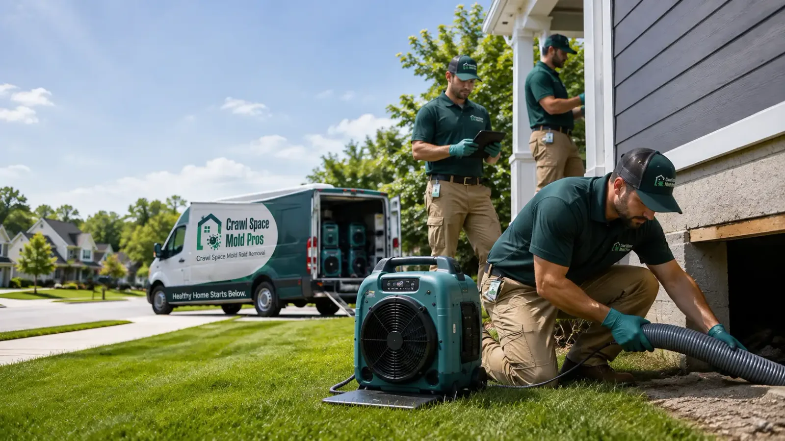 Crawl Space Mold Removal in Owosso, MI